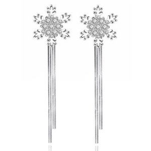 Snowflake Tassel Earrings ❄️